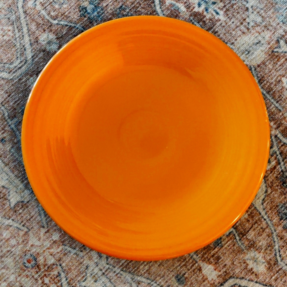 Fiestaware 9" plate in Butterscotch